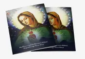 PAKIET 10 szt. Modlitwa Elżbiety Kindelmann o wylanie Płomienia miłości Niepokalanego Serca Maryi - OBRAZEK