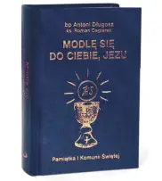 Modlę się do Ciebie, Jezu. Pamiątka I Komunii Świętej - kolor granatowy