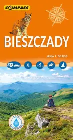 Bieszczady mapa laminowana