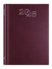 Terminarz A5 2026 Bordowy