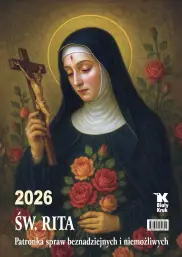 Kalendarz ścienny 2026 Św. Rita