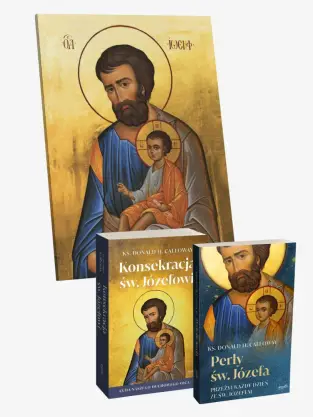 Pakiet święty Józef IKONA  + Perły św. Józefa + Konsekracja św. Józefowi
