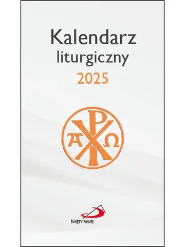 Kalendarz 2025 - liturgiczny