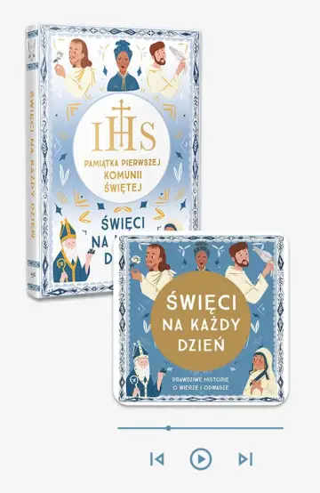 Święci na każdy dzień. Prawdziwe historie o wierze i odwadze - książka papierowa + audiobook w aplikacji Esprit Audio