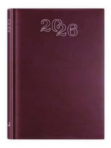 Terminarz A5 2026 Bordowy