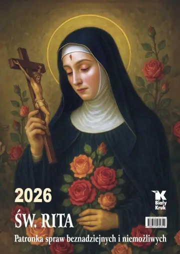 Kalendarz ścienny 2026 Św. Rita
