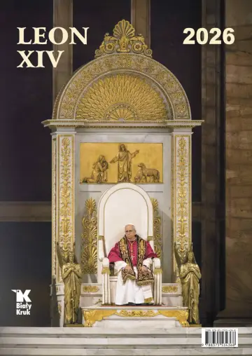 Kalendarz ścienny 2026 Leon XIV