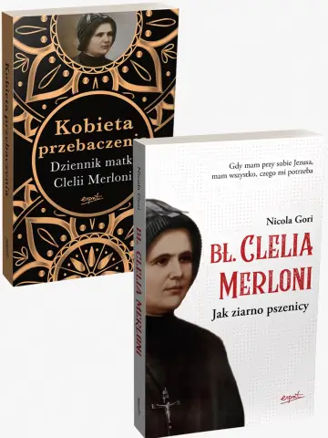 Pakiet 2 książek Bł.Clelia Merloni + Kobieta przebaczenia