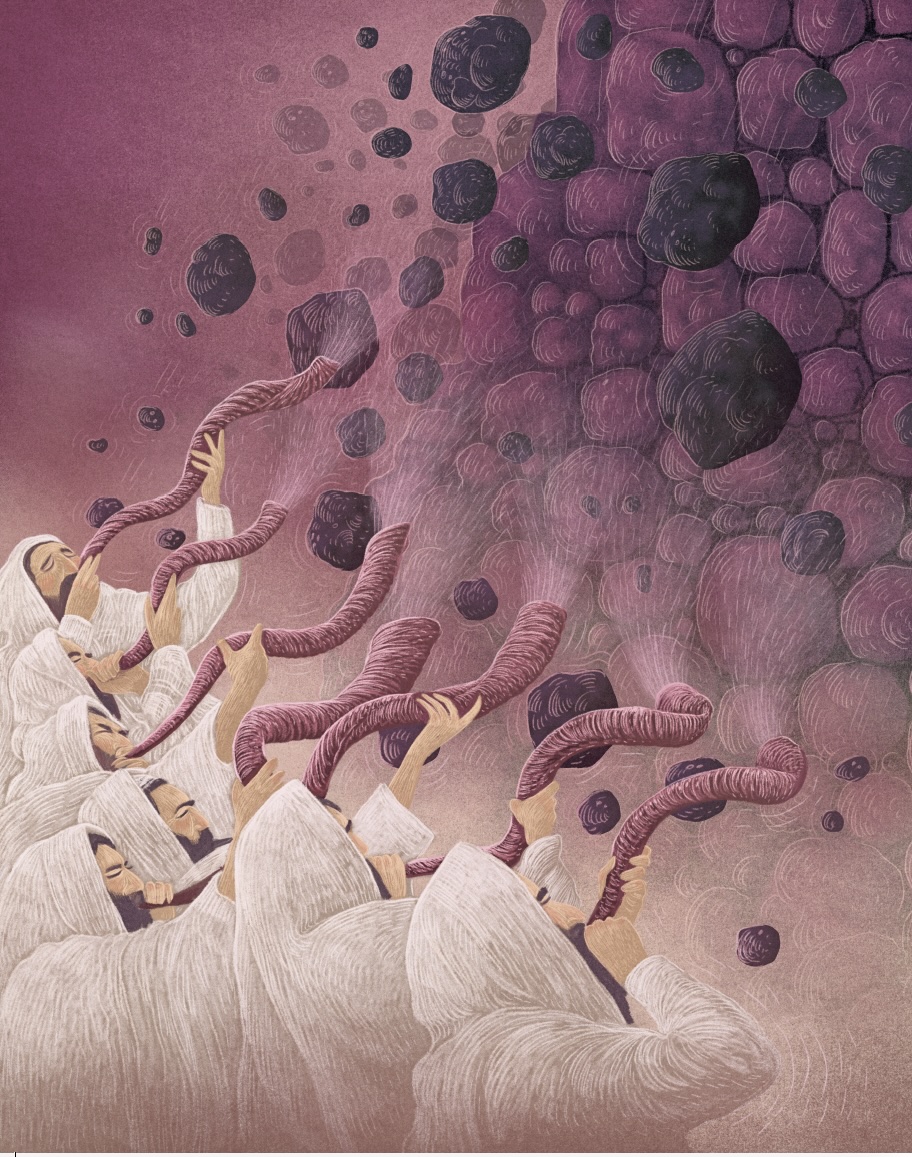 Zdobycie Jerycha - ilustracja Marcina Minora